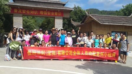 The company organized all staff to travel to Xiaoguiwan, Huizhou