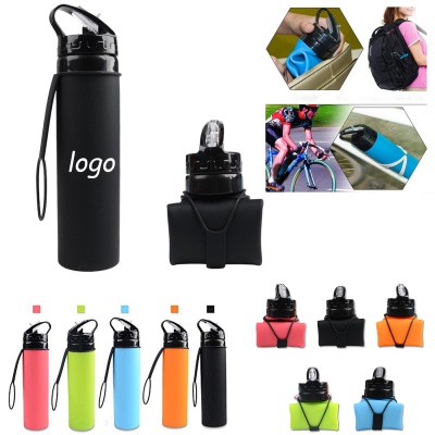 Outdoor Cycling Collapsible Water Bottle Silicone Cup