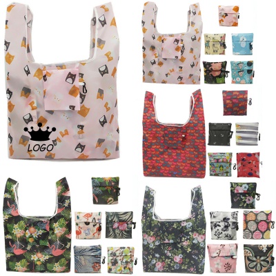 Reusable Grocery Bags Eco Friendly Folding Shopping Bags