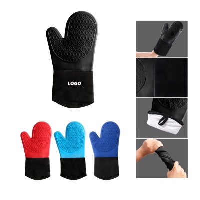 Extra Long Professional Silicone Oven Mitt