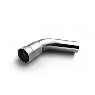 With straight pipe 45° elbow