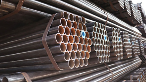 Longitudinal seam high-frequency welded steel pipe