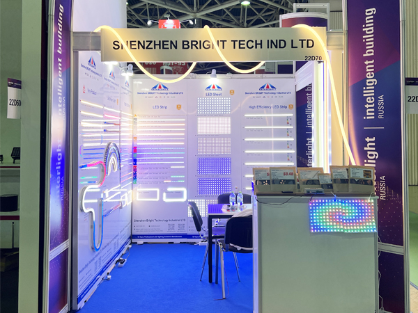 Bright Technology Makes a Grand Debut at 2025 Russia International Lighting Expo, LED Strip Lights Attract Attention