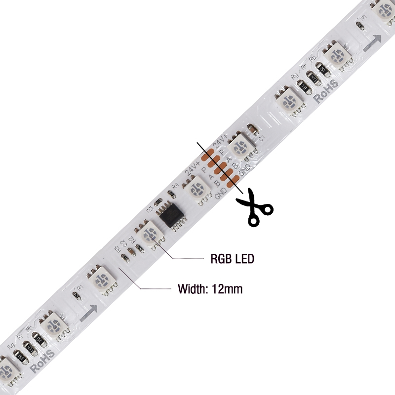 60LEDs 10Pixels DMX512 LED Strip