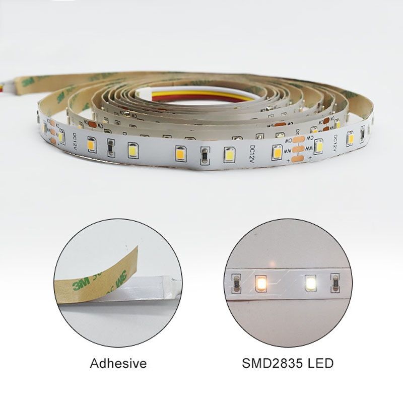 60LEDs SMD2835 CCT LED Strip