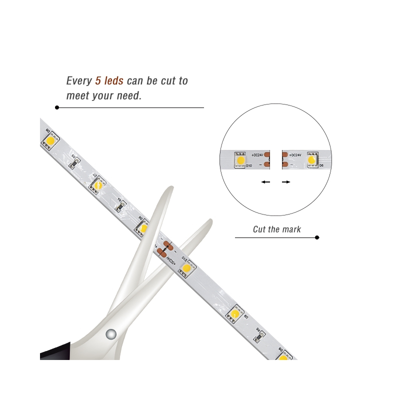 30LEDs SMD5050 LED Strip