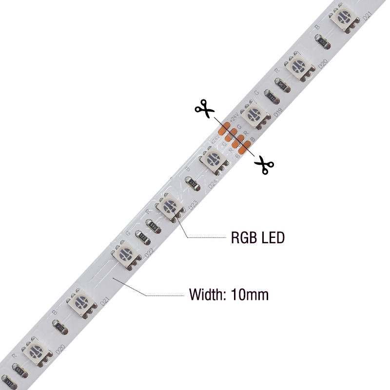 60LEDs RGB SMD5050 LED Strip