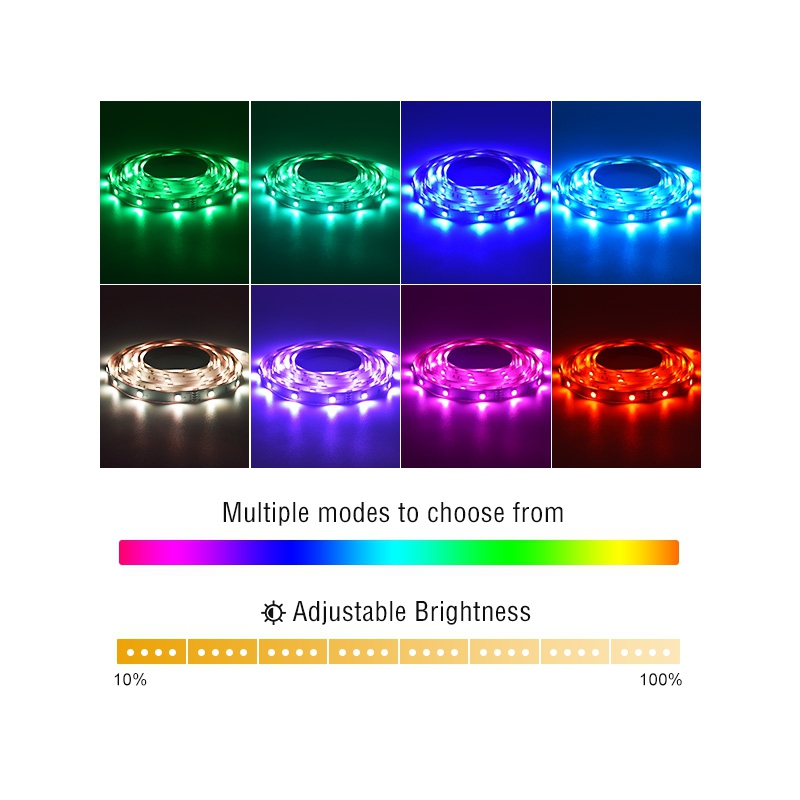 30LEDs RGB SMD5050 LED Strip