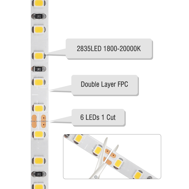 120LEDs SMD2835 Narrow LED Strip