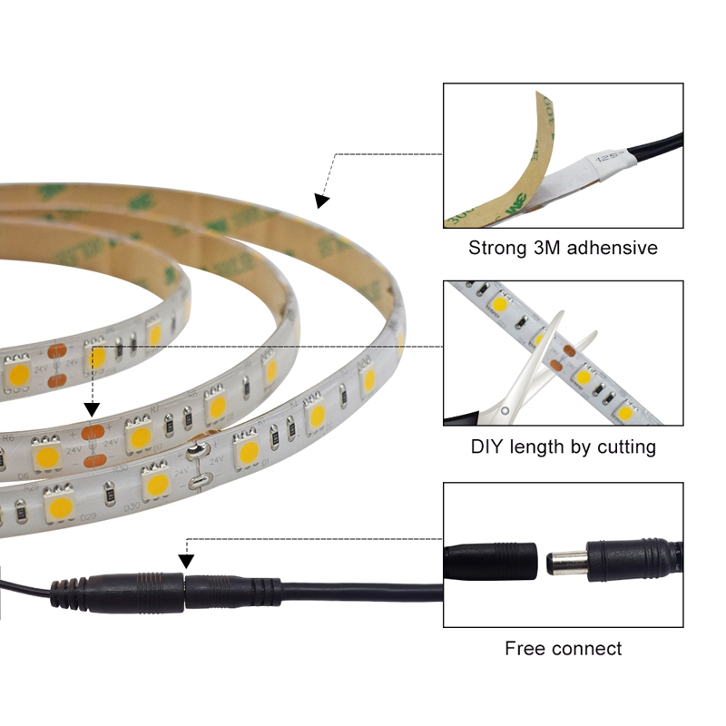 60LEDs SMD5050 Kit LED Strip
