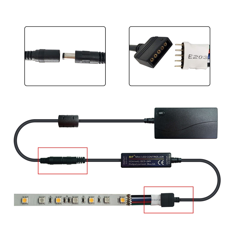 60LEDs SMD5050 RGB+W Kit LED Strip