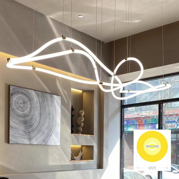 D25 Diy Round View Neon Tube