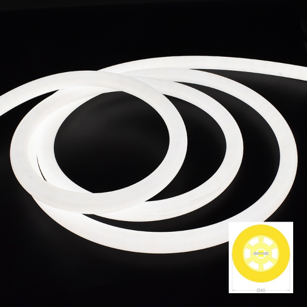 D40 Round View Neon Tube