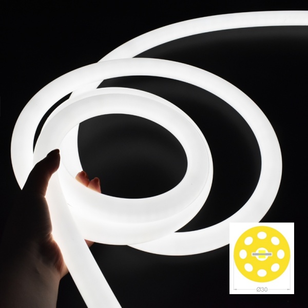 D30 Round View Neon Tube