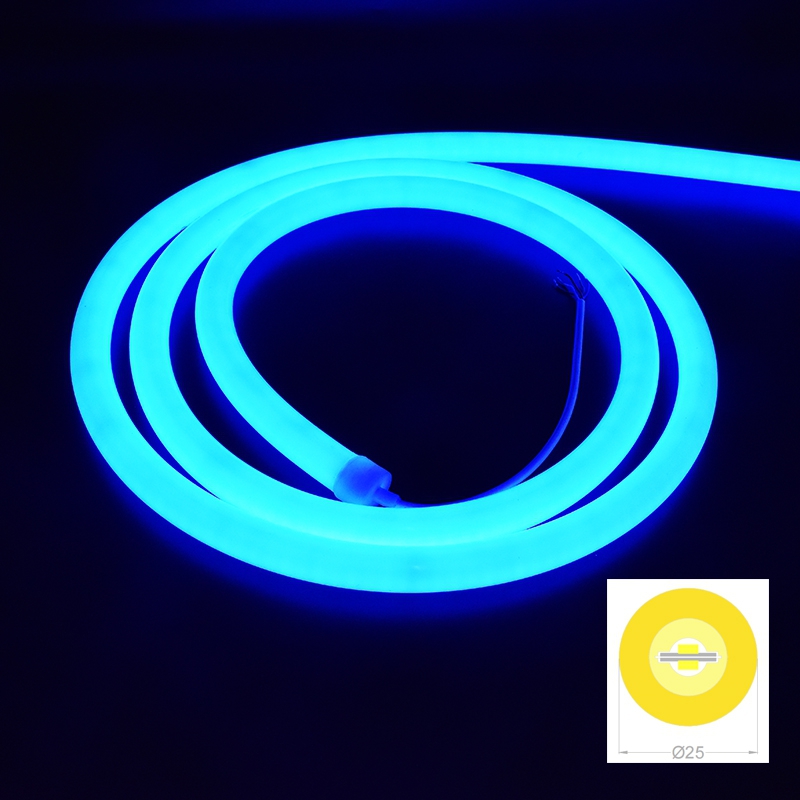 D25 Round View Neon Tube