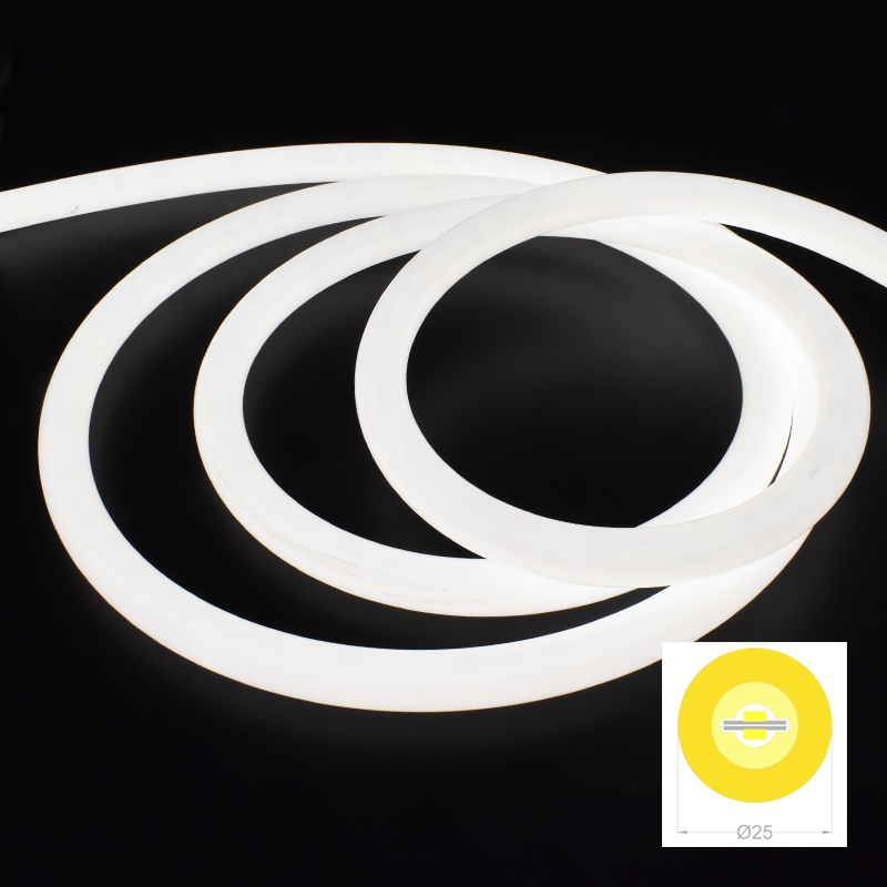 D25 Round View Neon Tube