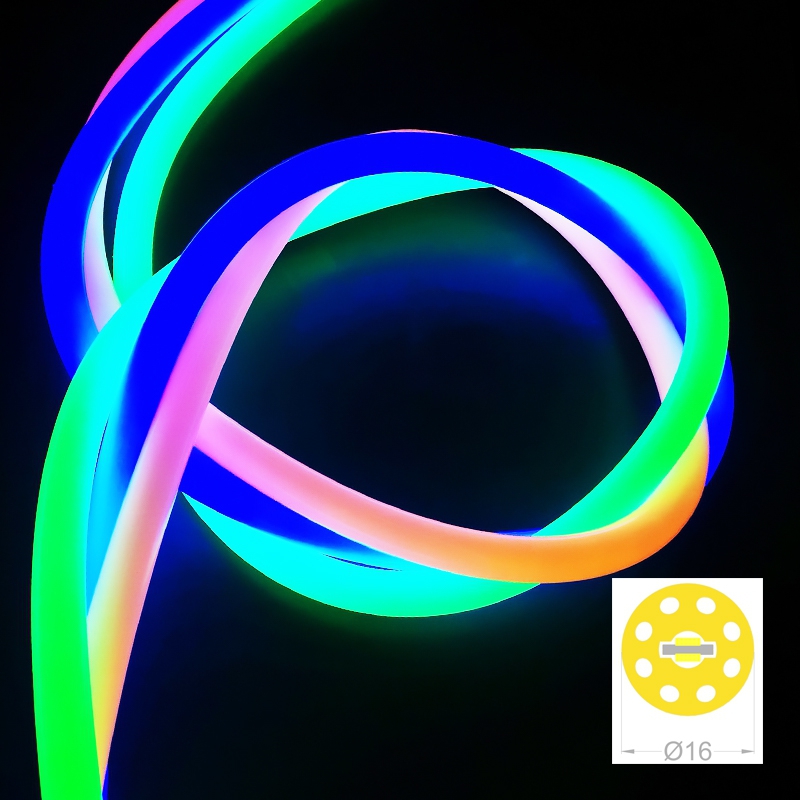 D16 Round View Neon Tube