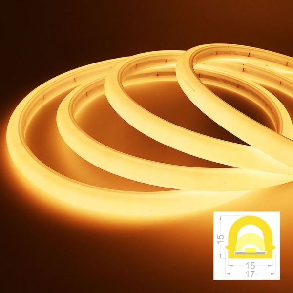 17x15 Round View Neon Tube