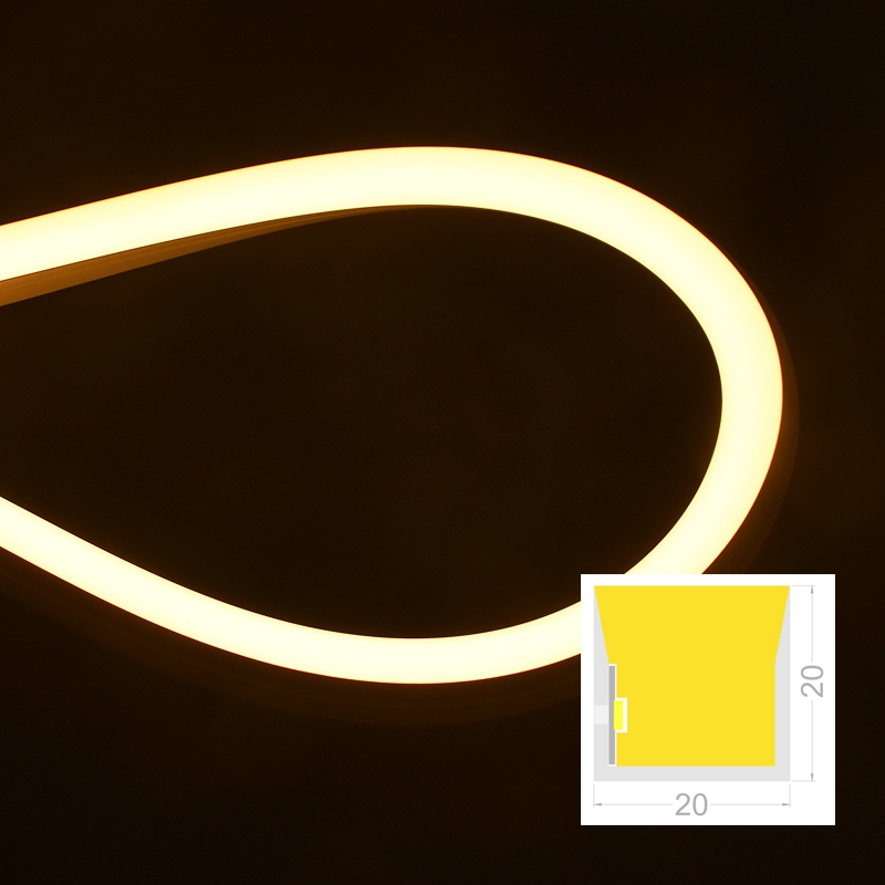 20x20mm Side View Neon Strip