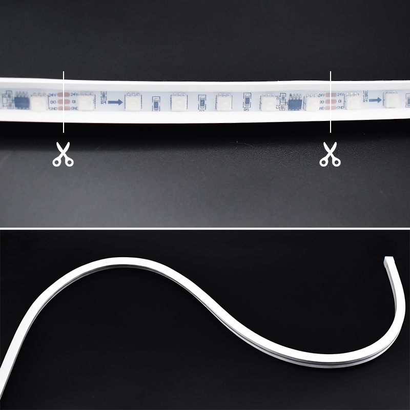 60LEDs Addressable RGB Flex LED Wall Wash Light