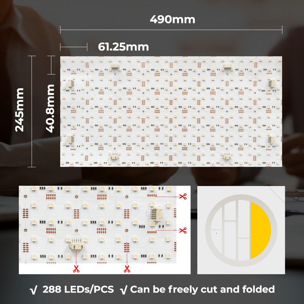 288LEDs RGBW LED sheet