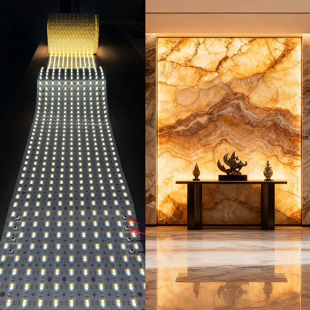 100-meter ultra-long free-cut LED light panel Dual color temperature