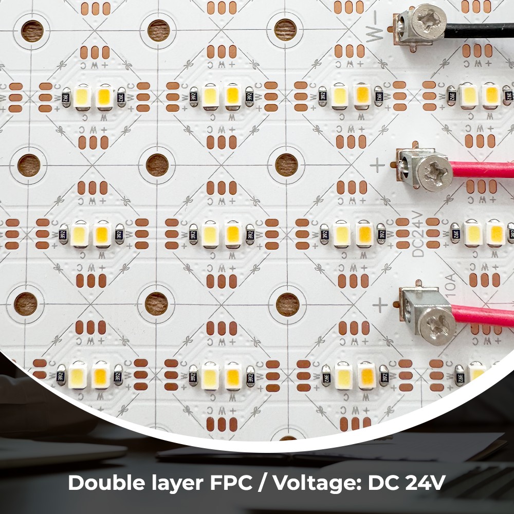 100-meter ultra-long free-cut LED light panel Dual color temperature
