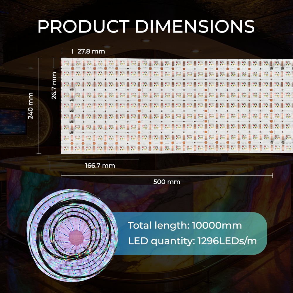 100M Extra-long Flexible RGBW Light Sheet