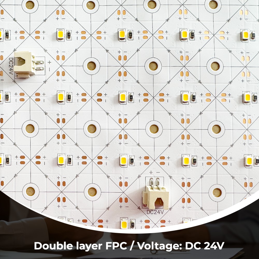 Flexible LED light sheet