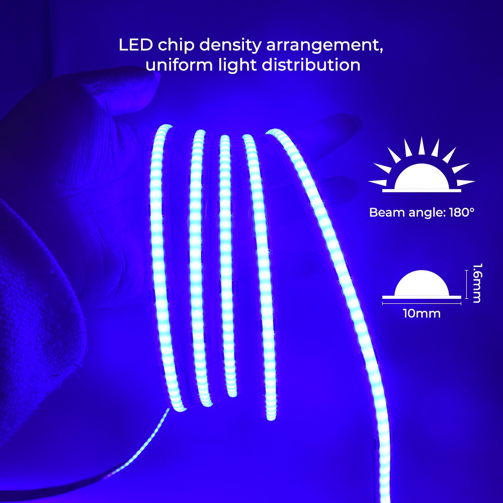 672LEDs RGB COB LED Light Strips