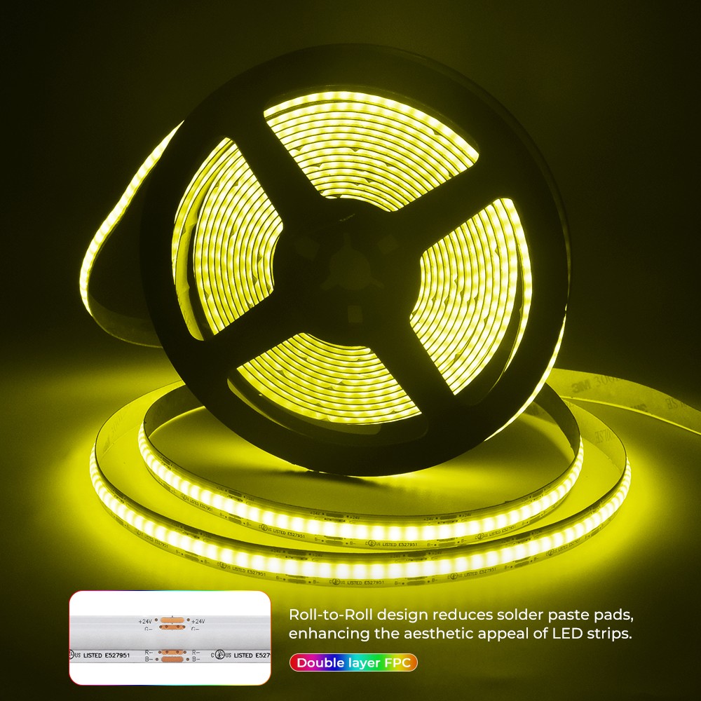 672LEDs RGB COB LED Light Strips