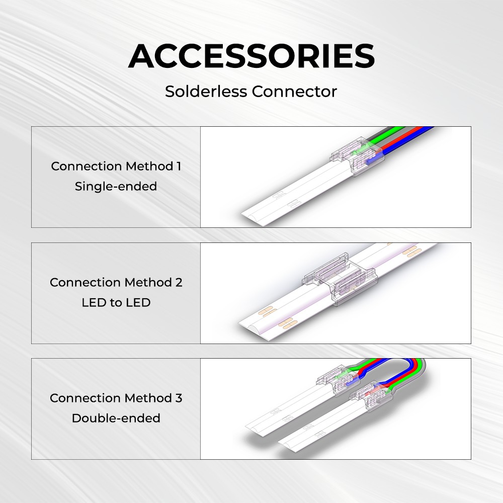 672LEDs RGB COB LED Light Strips