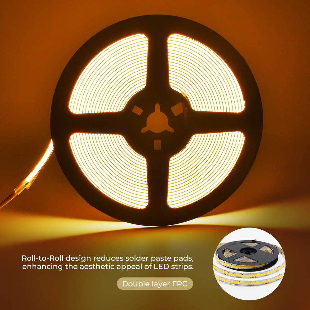 608LEDs CCT COB LED Light Strips