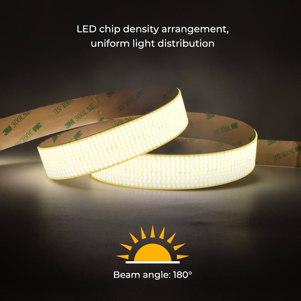 1600LEDs Wide PCB COB LED Light Strips