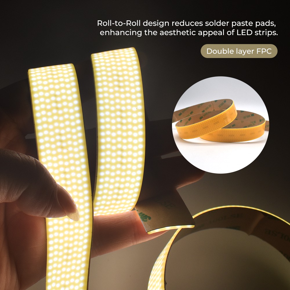 1600LEDs Wide PCB COB LED Light Strips