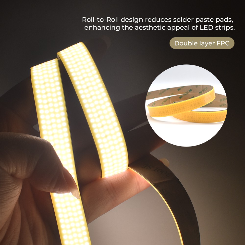 960LEDs Wide PCB COB LED Light Strips