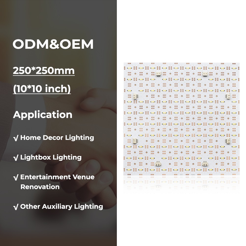 250x250mm（10 inch） CCT LED Sheet