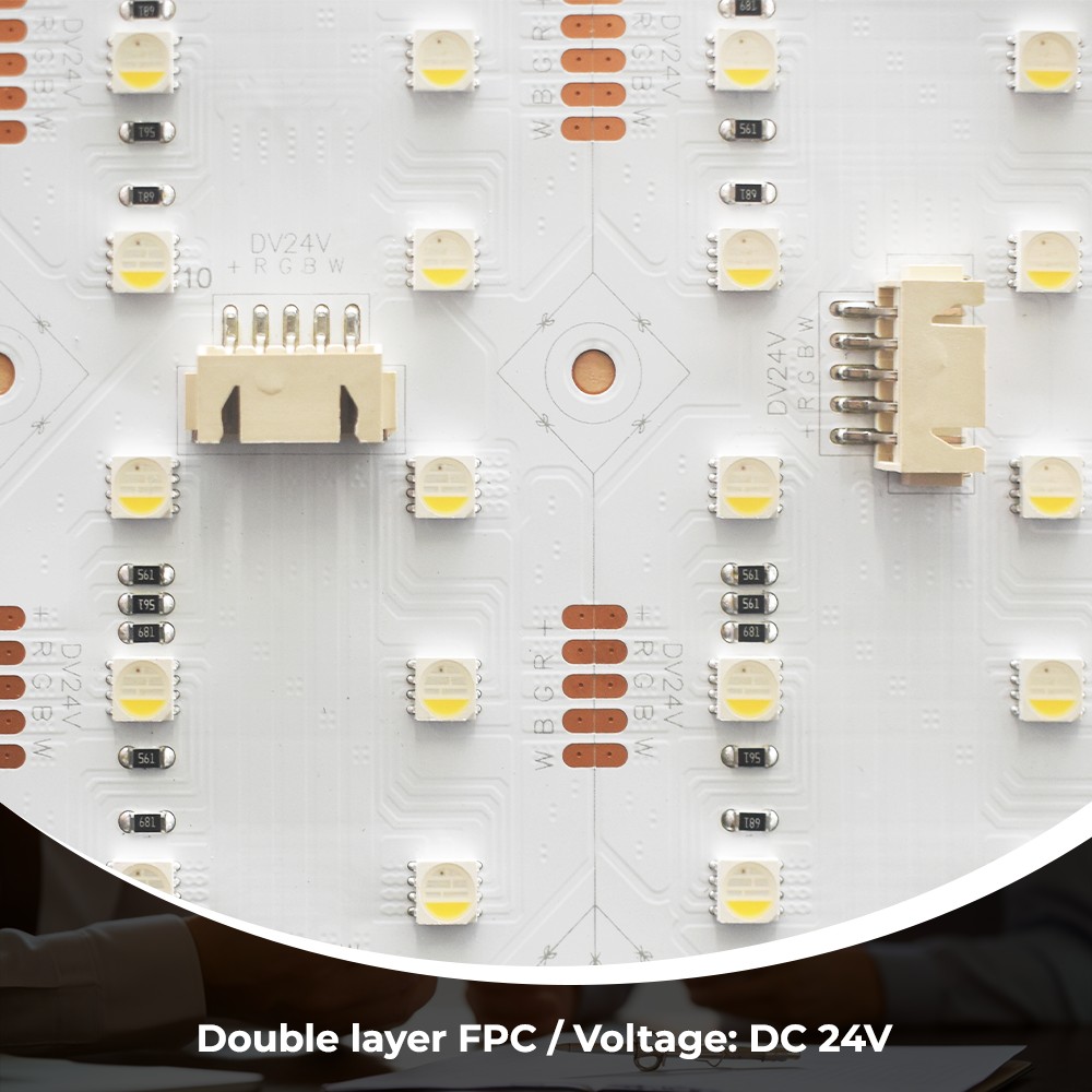 250x250mm（10 inch） RGBW LED Sheet