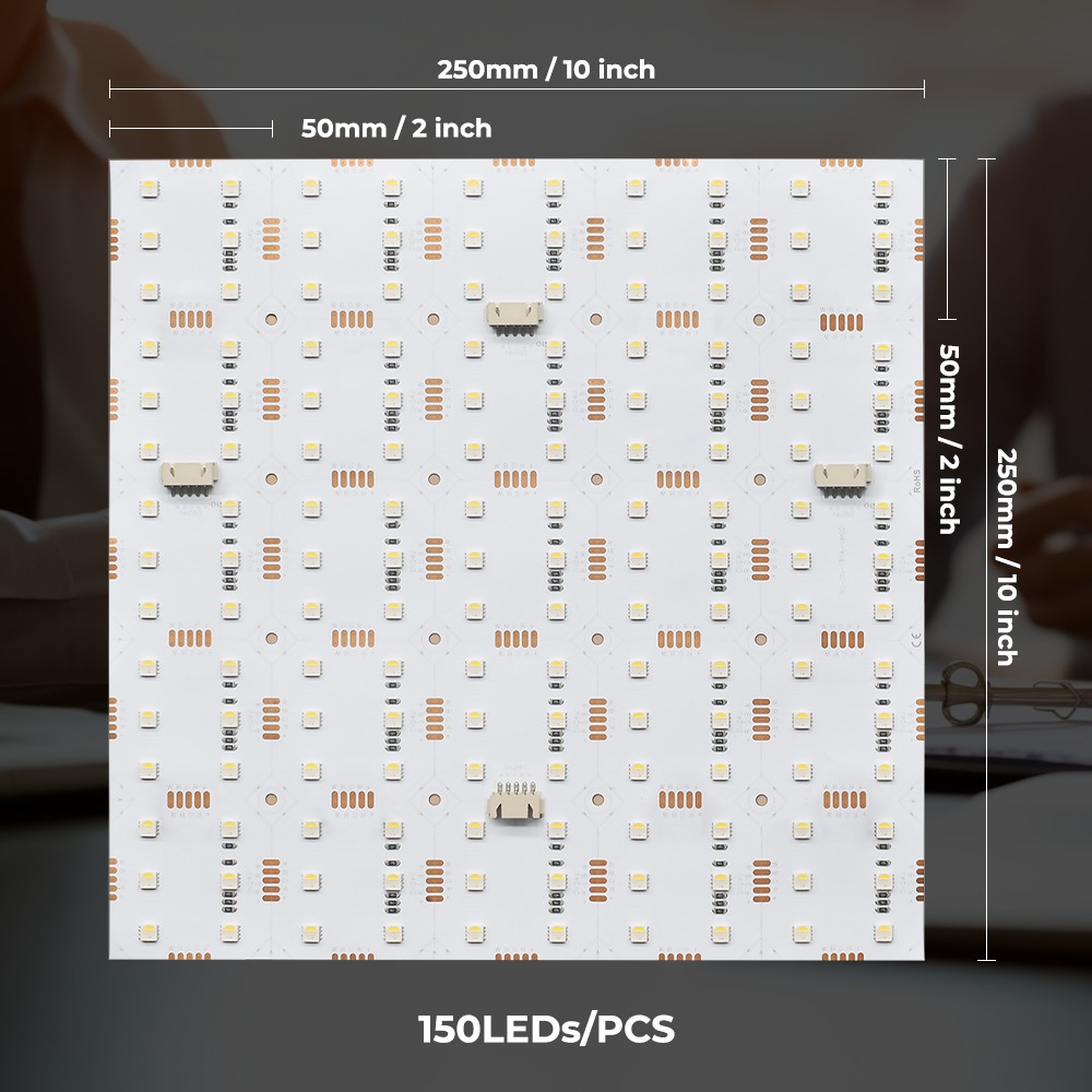 250x250mm（10 inch） RGBW LED Sheet