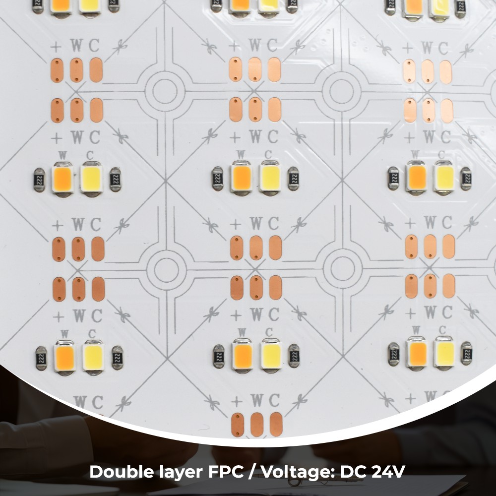 484LEDs CCT LED Sheet