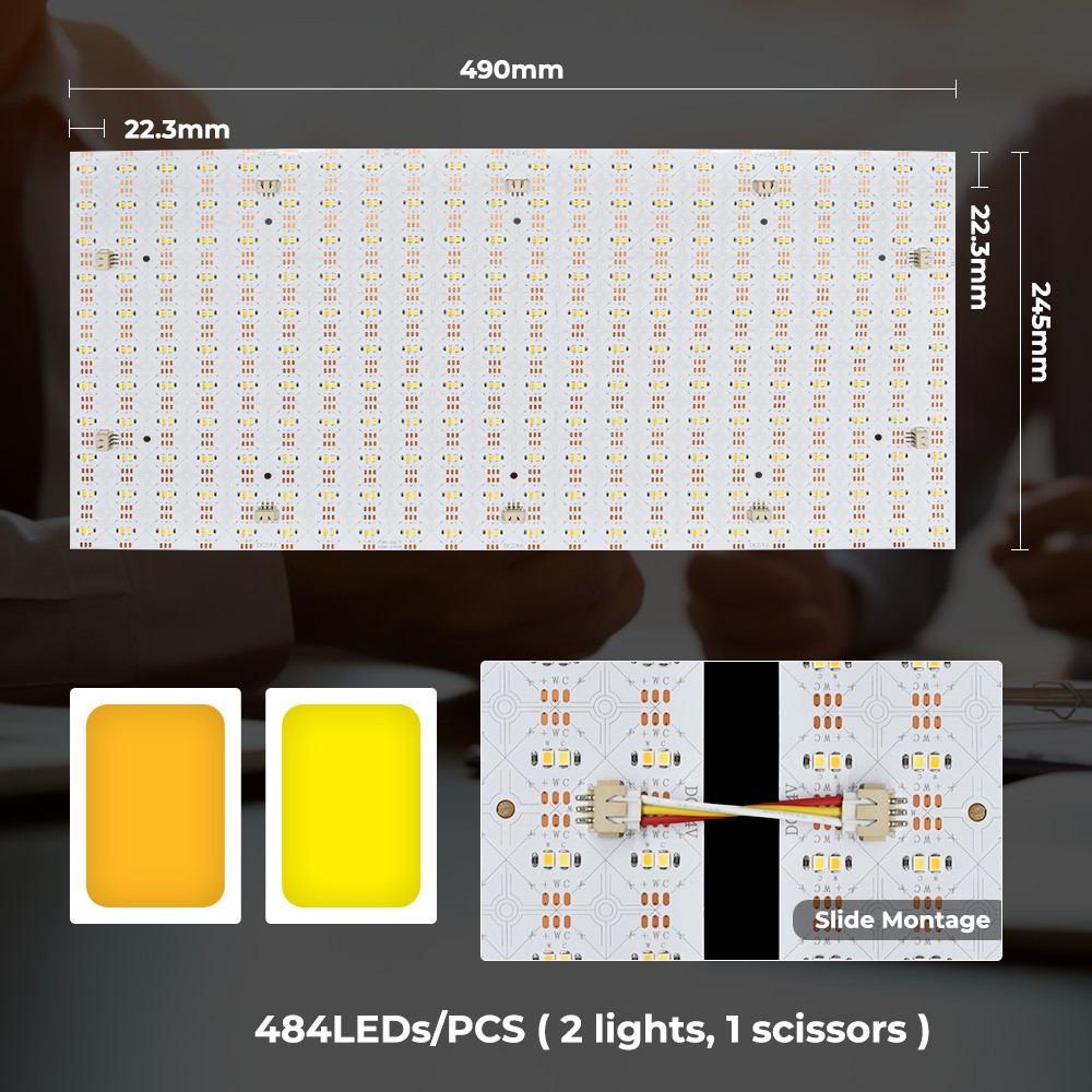 484LEDs CCT LED Sheet