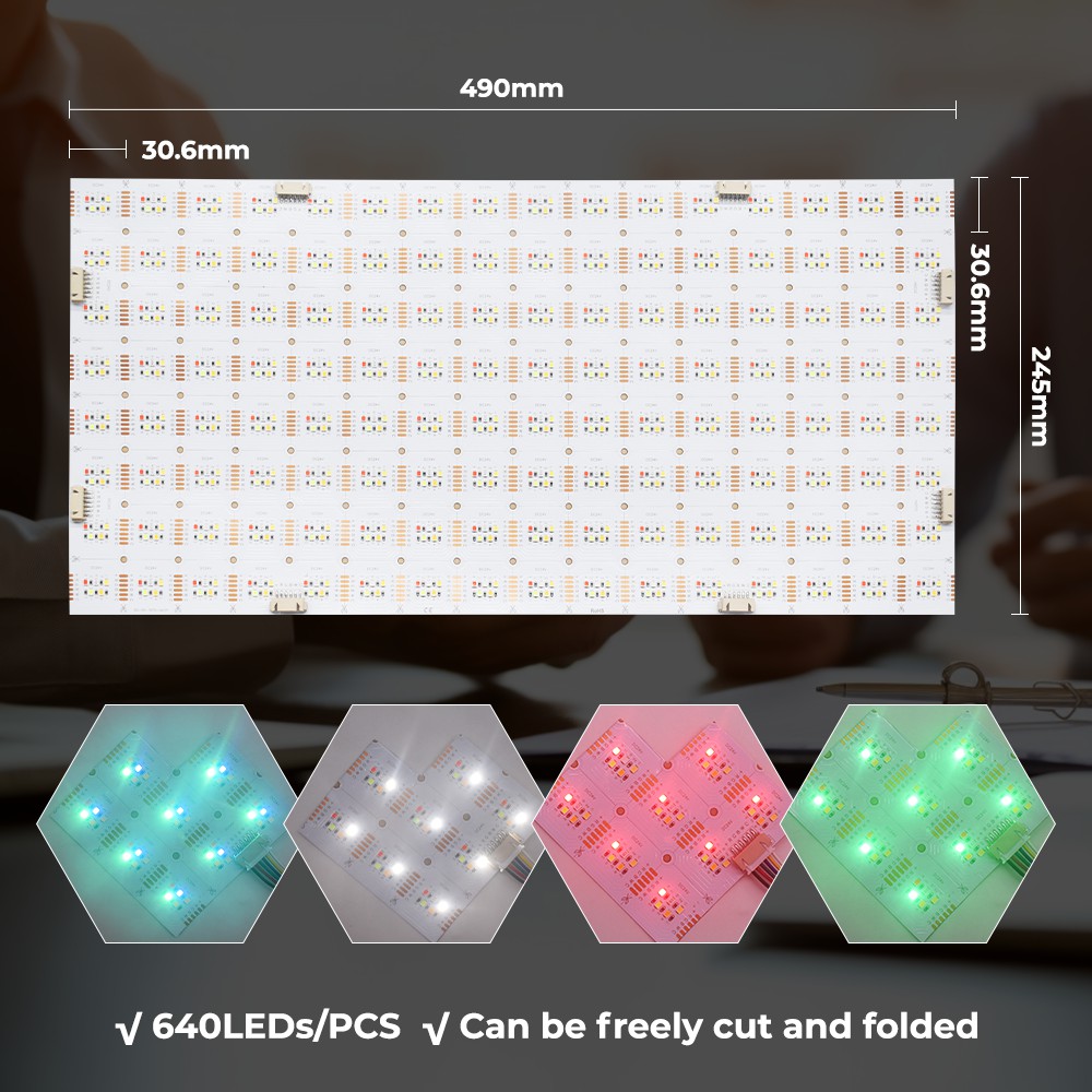 640LEDs RGBCCT LED Sheet