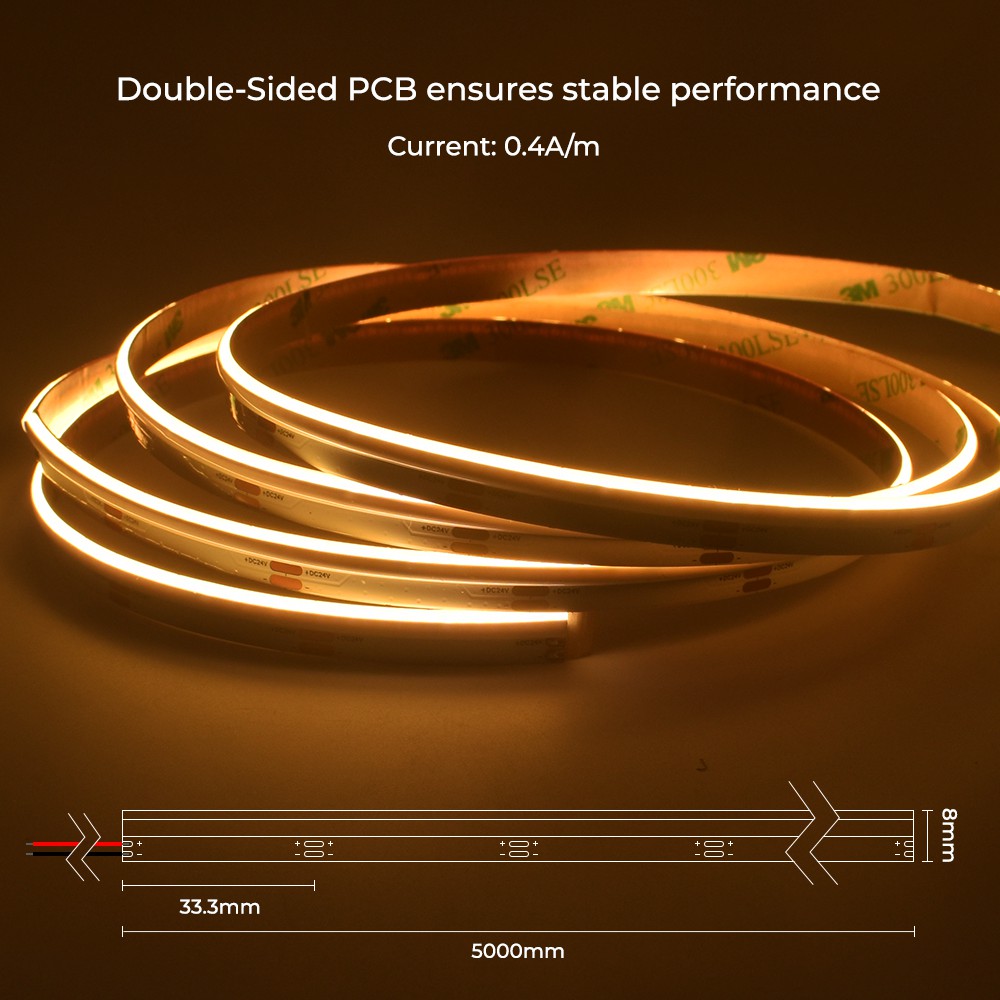 480LEDs Side View COB LED Light Strips