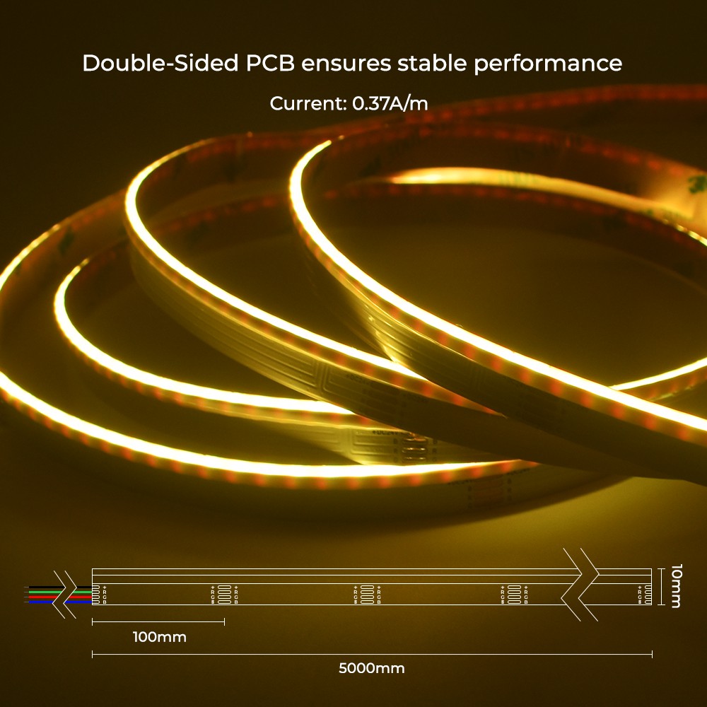 630LEDs Side View RGB COB LED Light Strips