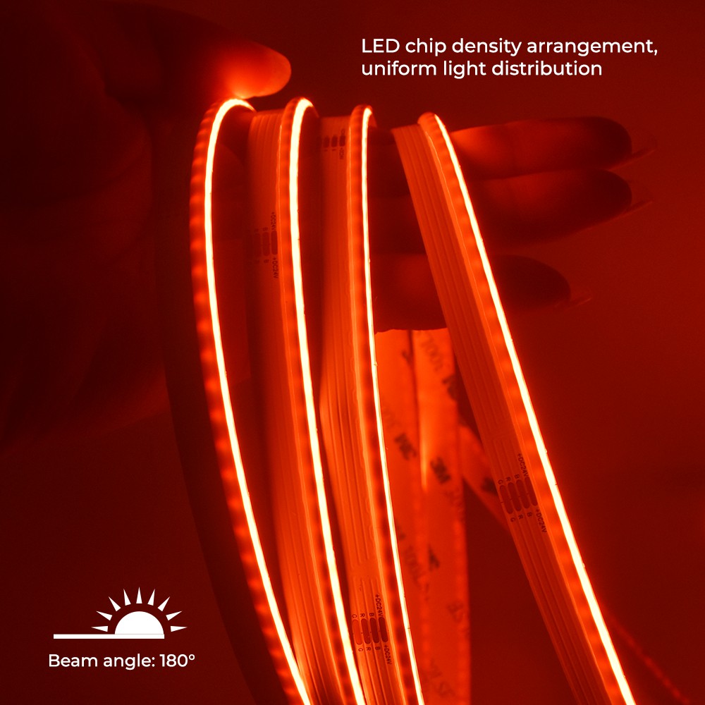 630LEDs Side View RGB COB LED Light Strips