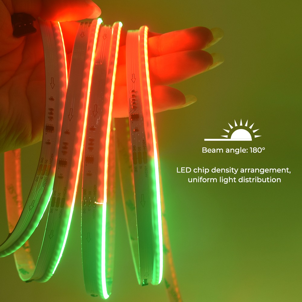 630LEDs Side View Addressable COB LED Light Strips