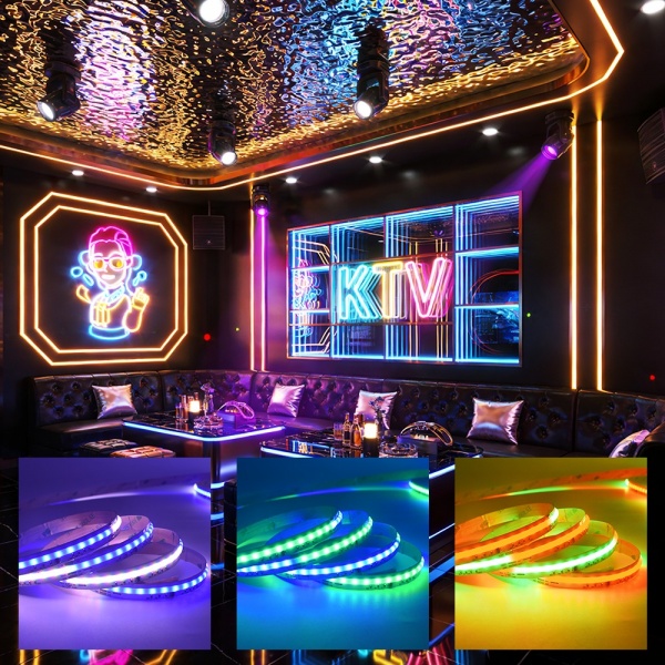 432LEDs Addressable RGB COB LED Light Strips