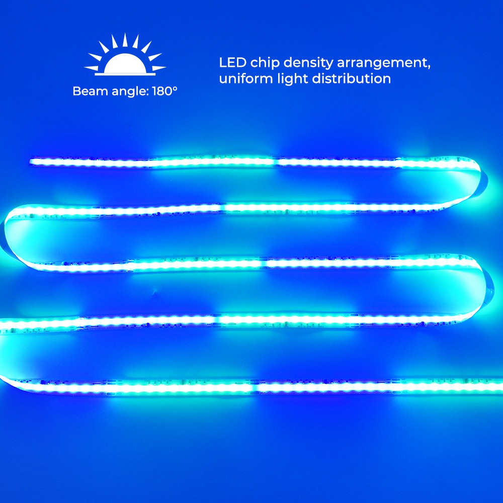 432LEDs Addressable RGB COB LED Light Strips