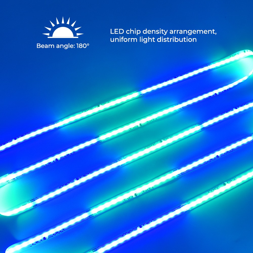 420LEDs Addressable RGB COB LED Light Strips