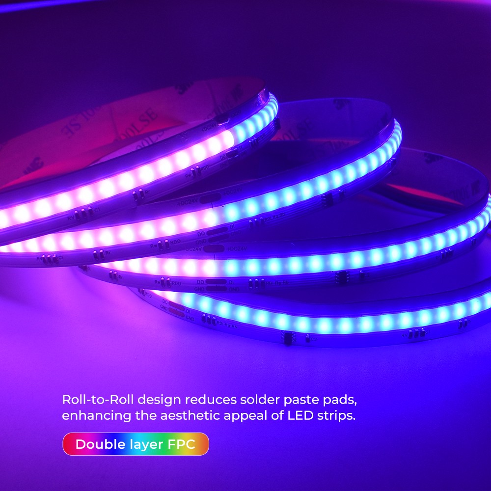 840LEDs Addressable RGBW COB LED Light Strips